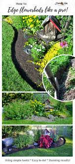 how to edge flowerbeds like a pro via