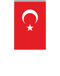 Bir ulusun simgesi olarak kullanılan, renk ve biçimle özelleştirilmiş, genellikle türk bayrağı; Dis Mekan Turk Bayragi Alpaka Dis Direk Bayragi Dm04
