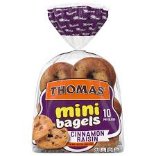 thomas mini bagels cinnamon raisin