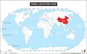 China Location On The World Map gambar png