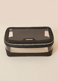 clear makeup bag by accessorize look
