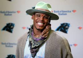 Carolina panthers quarterback cam newton (1) in the press conference… Nfl Carolina Panthers Cam Newton S Coachella Outfit Stands Out Charlotte Observer