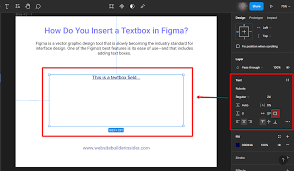 how do you insert a textbox in figma