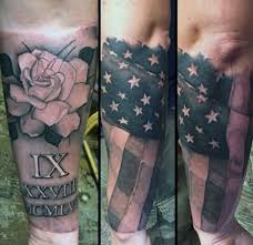 Allegiance by mike clave of thoughtcrime. 100 American Native Black White Memorial Flag Arm Tattoo Design 1080x1043 2021