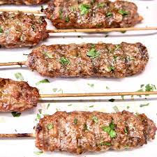 ground beef kabobs grilling recipe