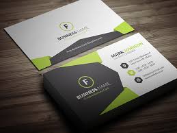 Geometric Style Corporate Business Card Template Free Download