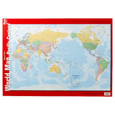 Gillian Miles World Map Double Sided Wall Chart