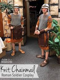Family owned and operated for over 65 years, rubie's costume company is the largest designer, manufacturer and distributor of halloween costumes and accessories in the world! Merry Christmas Knit Chainmail For Roman Soldier Cosplay Julie Measures