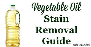 how to remove vegetable oil sns