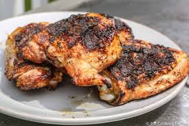 grilled en thighs on a gas grill