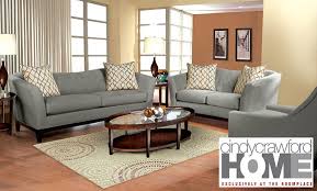 cindy crawford grey couch deals 56