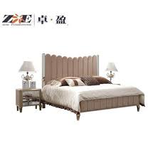 mdf king size mirrored bed china