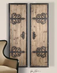 Uttermost Abelardo Rustic Wood Panels