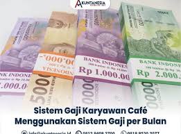 Jabarkan semua pengeluaran, dimulai dari peralatan perlengkapan, gaji. Sistem Gaji Karyawan Cafe Menggunakan Sistem Gaji Per Bulan