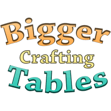 bigger crafting tables minecraft mods