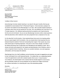 Letter Of Recommendation For A Student Letter Recommendation Sample