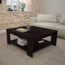 tecno mobili coffee table black brown