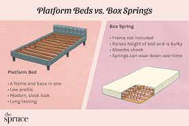 platform beds vs box springs