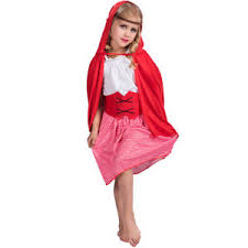 Details About New 2018 Halloween Little Red Riding Hood Cosplay Costume Childrens Party Costu