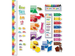 Creative Teaching Press Colors Growth Chart Bulletin Board Set
