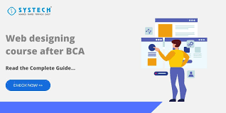web designing course after bca