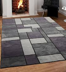 geometric carpets grey microfibre geometrical 6 x 9 feet machine made carpet by saral home pepperfry