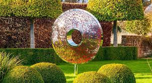 Large Garden Sculpture Iris Torus