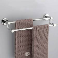 Birch bathroom towel rack made from birch with various wood inlay plugs. Ikea Towel Rail Grundtal 2 Bars 40cm Stainless Steel For Sale Ebay