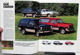1992 Dodge Ramcharger Ram Wagon Options