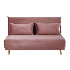 Il divano è in stile antico si adatta ad arredamenti sia moderni che antichi per la sua forma autentica e originale. Divanetto Trasformabile 2 Posti Rosa Antico In Velluto Nio Divano Rosa Divano Letto Matrimoniale Divano Letto 2 Posti
