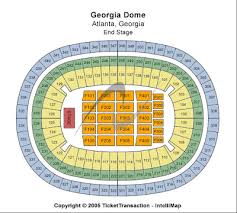23 Comprehensive Ga Dome Seating Chart Rows