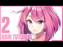 Tutorial How To Color Anime Hair The