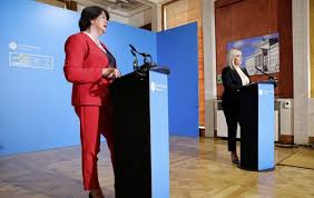 Arlene foster and michelle o'neill. Video Arlene Foster Says Michelle O Neill S Apology Fell Short And She Should Step Aside The Irish News