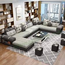 l shaped stylish sofa set for