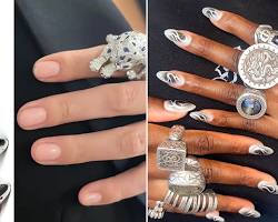 Nail art nail polish trend