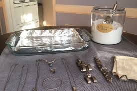 how to clean silver naturally with an