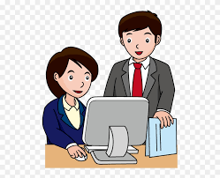 Computer At Office Clipart - Png Download - Full Size Clipart (#451780) -  PinClipart