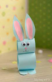 paper bunny craft easy easter craft
