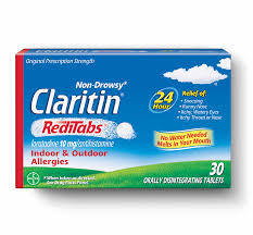 Claritin Reditabs 24 Hour Relieve Allergy Symptoms