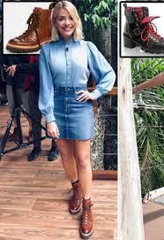 I love seeing holly willoughby in her knee high maje boots. Holly Willoughby Boots Where To Buy All The I M A Celeb Star S Shoes Daily Star