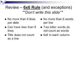 Radical Rules For Presentations Essential Question How Can