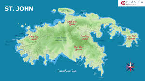 st john island map area details