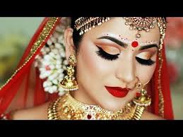 indian bengali bridal makeup and
