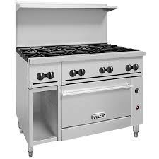 They are suited for an array of cooking utensils including enamel, iron pan, and so on. Vulcan 48s 8bp Endurance Liquid Propane 8 Burner 48 Range With Standard Oven And 12 Cabinet Base 275 000 Btu