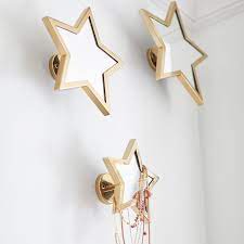 The Emily Meritt Gold Star Wall Hooks Set