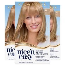 Because the yellow color is caused by red or orange hues in your natural hair, you can easily tone it to get the ash blonde color you want. Clairol Nice N Easy Hair Color 102 Natural Light Ash Blonde 1 Kit Pack Of 3 By Clairol Amazon De Beauty