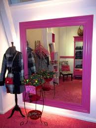 Awesome Large Hot Pink Wall Mirror