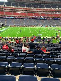 Nrg Stadium Section 109 Home Of Houston Texans