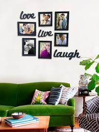Love Laugh Fiber Wood Wall Photo Frames