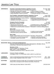 Sample Resume Of A College Student Under Fontanacountryinn Com